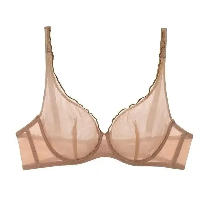 New Arrival Ladies Full Cup Bra Set Ultra Thin Minimizer Sexy Support Anti-Sagging Side Slim ABCD Everyday Comfort Lingerie Set — image 10