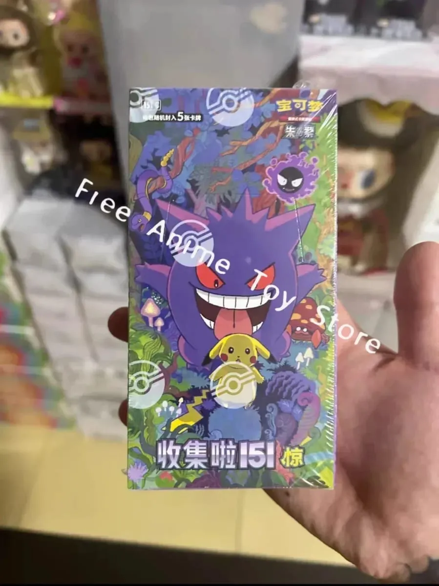 Original Genuine Pokemon Trading PTCG Cards Collect It 151shock Supplement Add Replenish Complement Package Collect Child Gift
