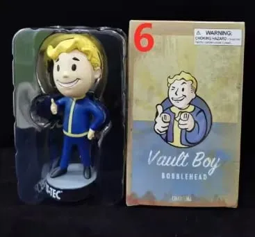 Anime Bobblehead Cute Vault Boy Full Set Action Figure Toys Collection Model Doll Desktop Ornament Display Boy Gifts