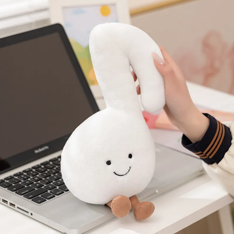 Humanoid Musical Instruments Plush Toy Stuffed Smiling Guitar Violin Tuning Fork with Legs Decor Plushie Prop Gift — image 5