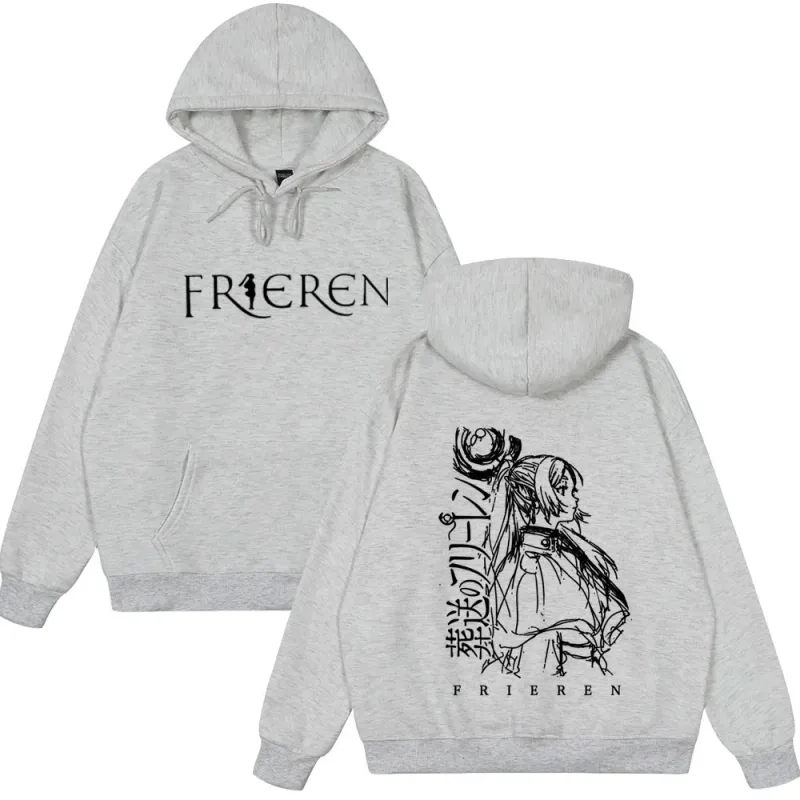 Anime Frieren: Beyond Journey's End Hoodies Men's Women Clothes Fashion Fleece Sweatshirts Winter Fashion Funny Style Clothing — image 2