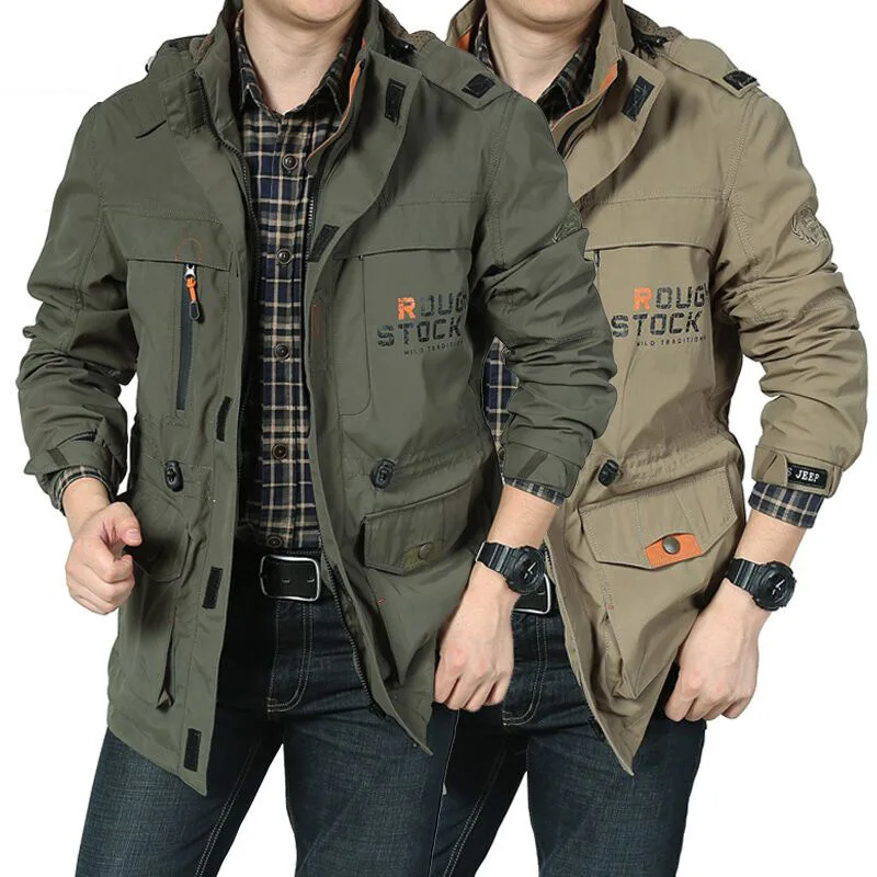 2026 New Style Spring-Autumn Outdoor Lightweight Casual Jacket Waterproof Breathable Men's Coat — image 5