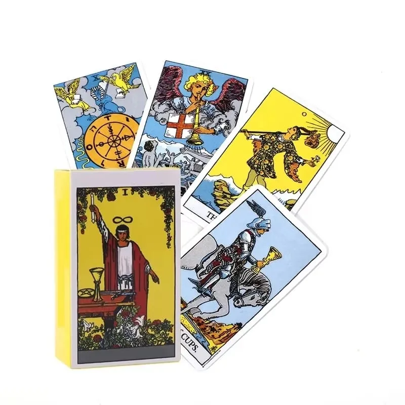 Rider Waite Tarot Card Divination Personal Use Tarot Deck Full English Spanish Version Oracles Deck for Girl Board Playing Game