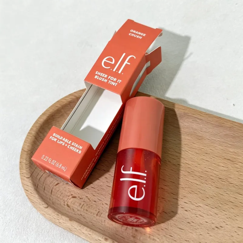 ELF Lip Gloss Natural Shine&Blush Υγρό Αδιάβροχο και Ανθεκτικό στον Ιδρώτα Εύκολα μουτζουρωμένο Ελαφρύ και μακράς διαρκείας μακιγιάζ — image 8