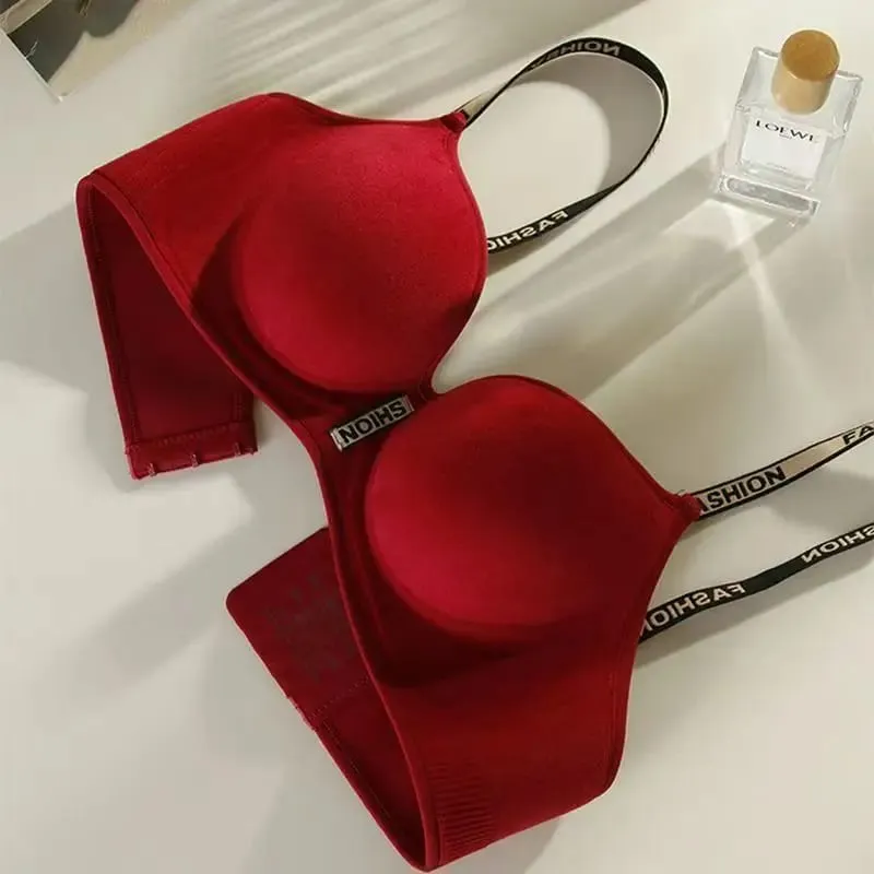 Thickened 5CM Seamless Push-Up Bra - Small Breast Gathering Anti-Sagging Soft Flat Chest Special Lingerie No Steel Ring