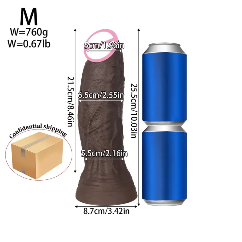 Realistic Dildo 1.7kg Huge Dildo Anal Big Penis Strapon Adult Sex Toys Women Men Gay Dick 18+ Vagina Masturbation Dilatador Anal — image 9