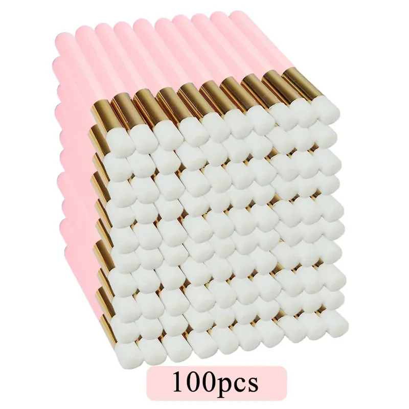 50/100pcs Eyelash Cleaning Brushes for Eyelash Extensions Glitter Lash Shampoo Brushes Nose Pore Cleansing Makeup Tools