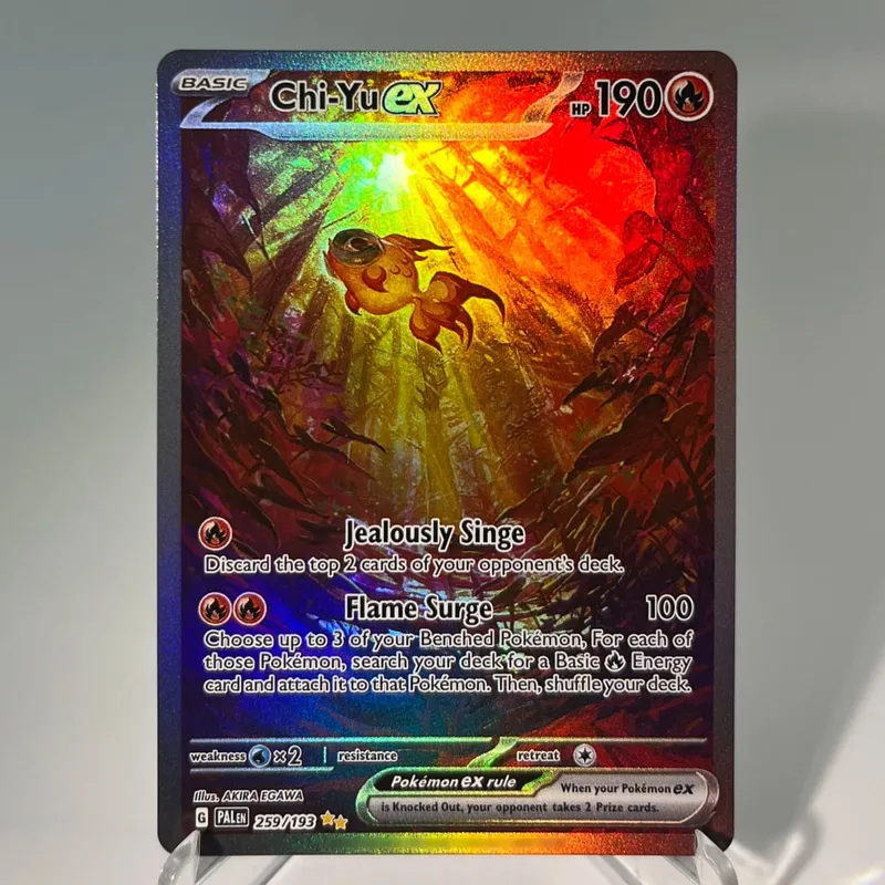 OBF PAL ASR Cards PTCG4-B EX Rainbow Ninetales Cleffa Charizard Rare Collection Battle Toys Gifts for Hobbies — image 25