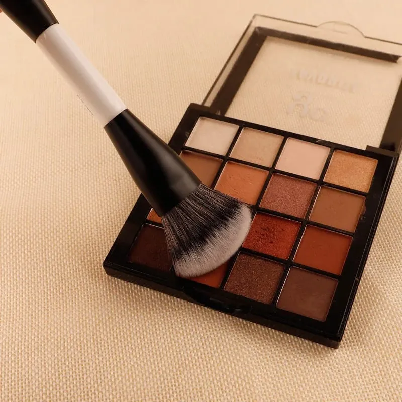 F4 Dual-Ended Foundation Face Brush Double-ended Powder Blush Contour and Eyeshadow Concealer Makeup Brushes — image 2