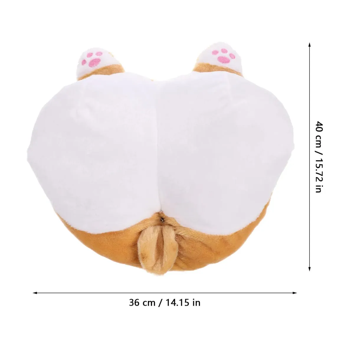 Adorable Dog Butt Cushion for Long Sitting Support Ergonomic Chair Pad for Office Workers Drivers Students Pregnant Women Travel