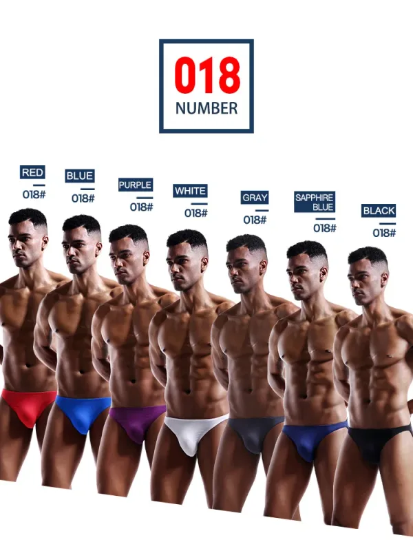 Men's underwear with a U-shaped protruding modal, thin, elastic and sexy low-waisted tight underpants