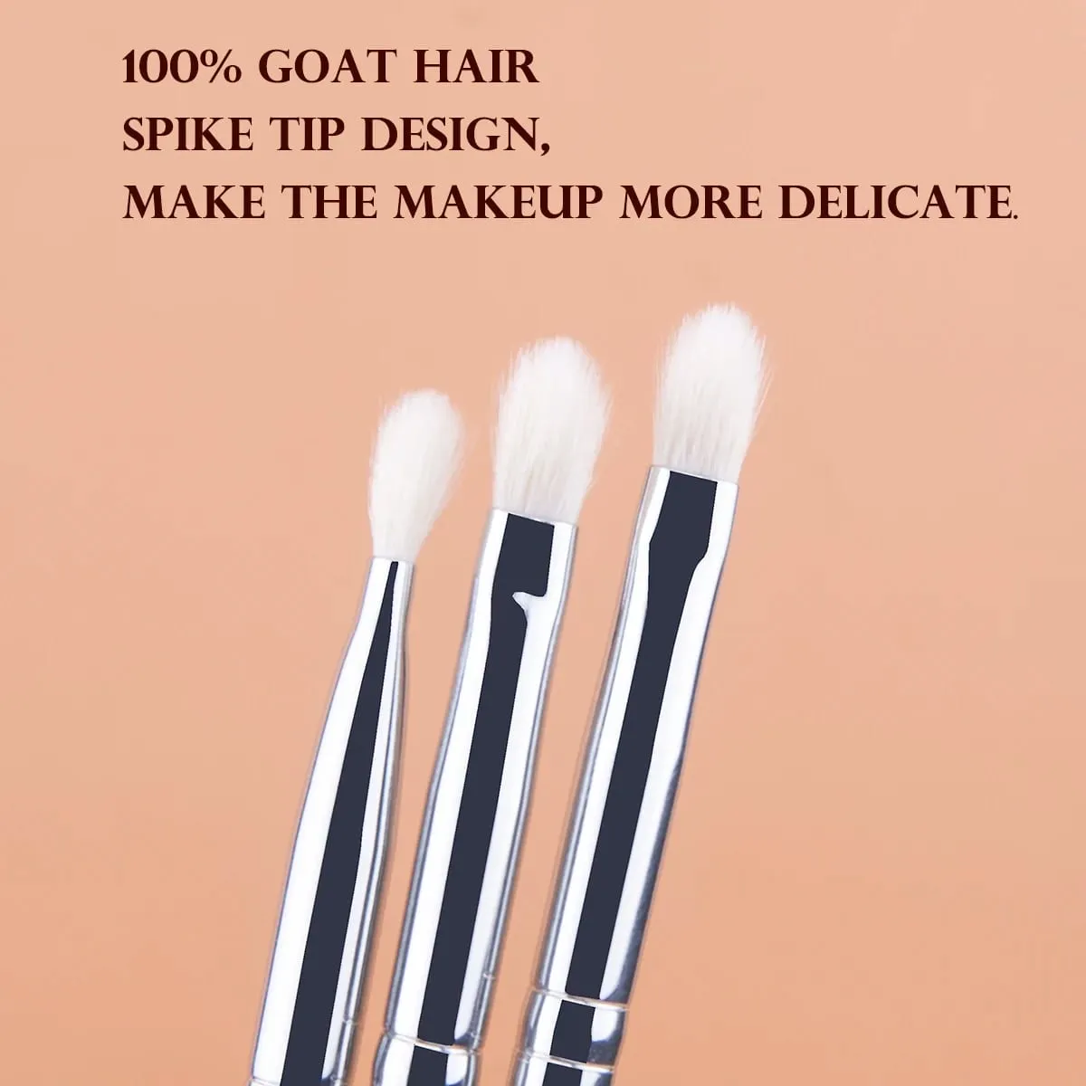 Eyeshadow Blending Brush Goat Hair 100% Small Crease Blending Makeup Brushes Precise Eye Shadow Blending Makeup Tools