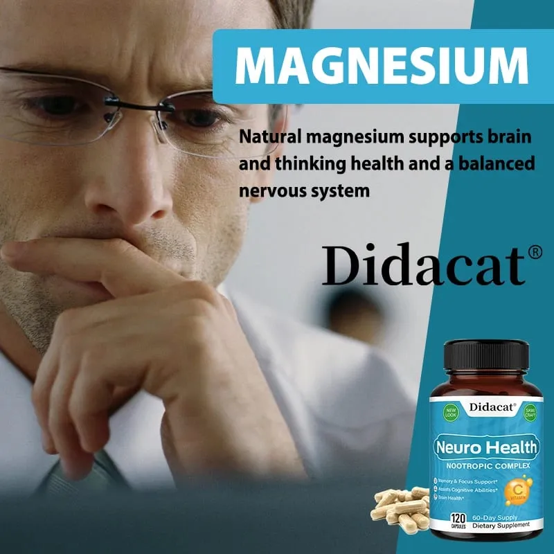 Brain Nutrition Complex - with Bacopa Extract Neuro Health Support Antioxidant Promotes Nerve Health Cellular Energy — image 6