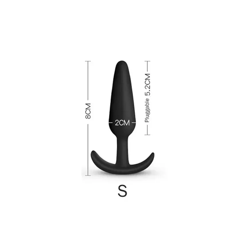 Plug Anal en forme de T en Silicone souple, 3 tailles, stimulateur Anal, jouets sexuels anaux pour hommes/femmes, masseur de Prostate, entraîneur