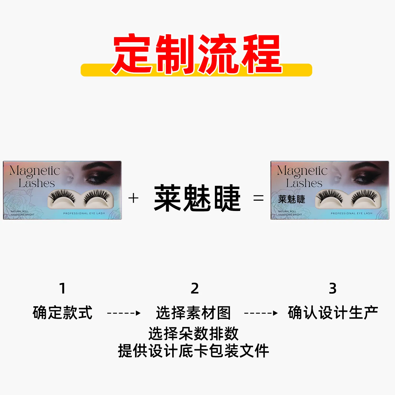 2Pairs Magnetic Eyelashes 3D Natural False Eyelash Reusable Easy Wear Eye Makeup Set Gluee-free Lashes — image 4