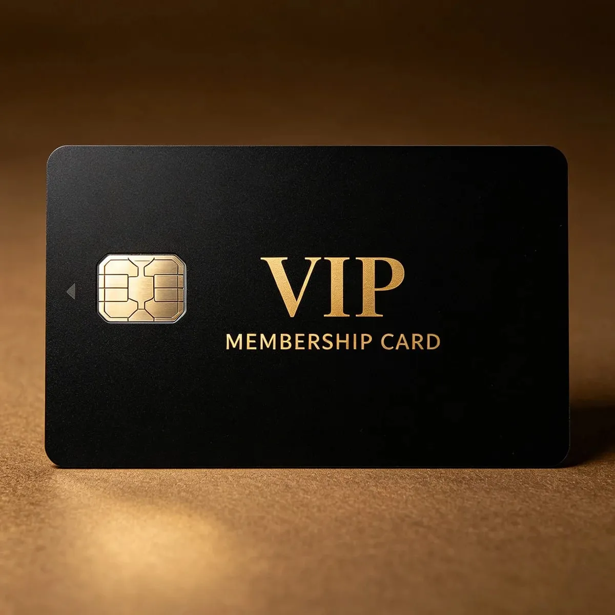 Custom Metal Chip Card Contact Smart Card for Fan Club Membership Access Control Office & School Standard Credit Card Size