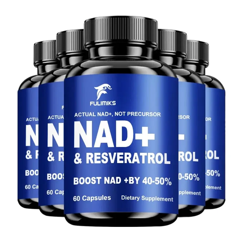 Fulimiks NAD+ Resveratrol Capsules with TMG & Vitamin B Enhance Vitality Skin Health Focus Antioxidant Immune for Adults — image 11
