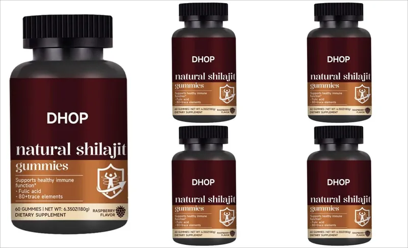 Shilajit Gummies 60 Gummies Himalayan Mineral Supplement with Fulvic Humic Acid Zinc Selenium Magnesium for Immunity Energy — image 11