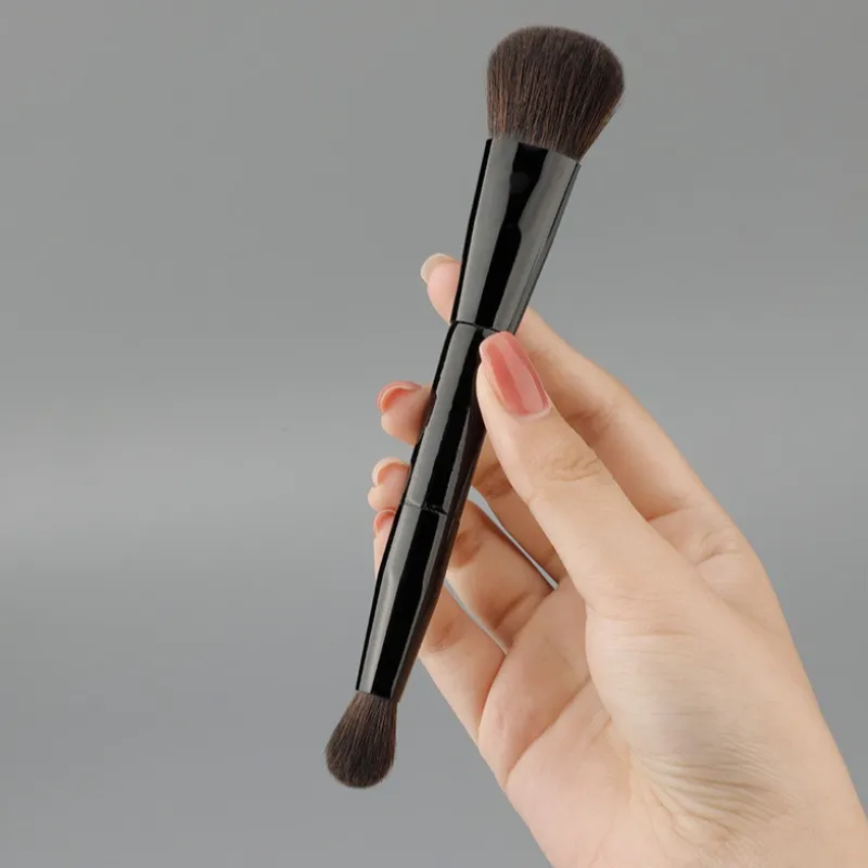 1PC Double Ended Foundation Brush Contour Sculpting Brushes Powder Blush Brush Makeup Brushes Women Cosmetic Tools Facial Brush — image 5