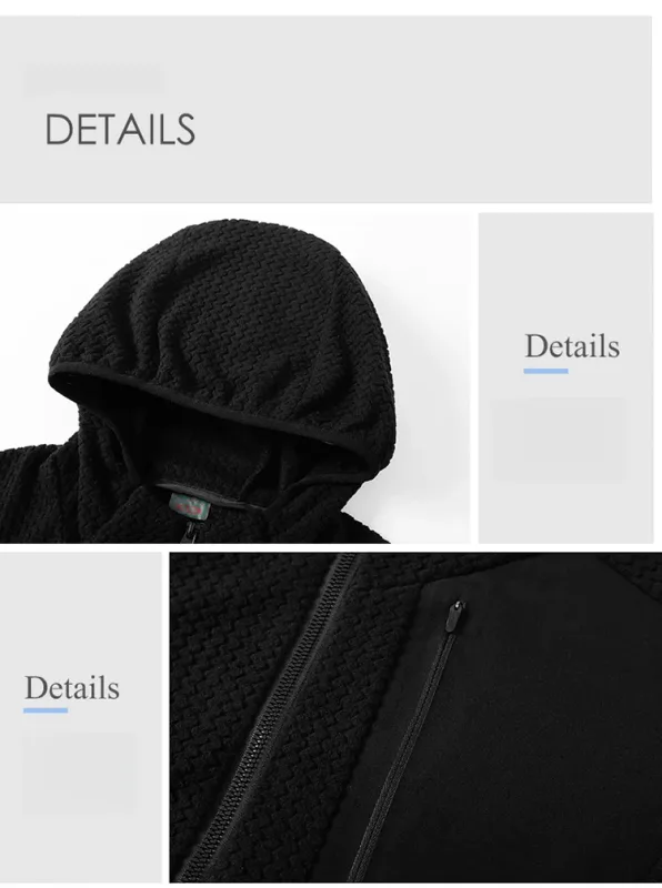 Fashionable and Versatile Warm Hooded Coats, High-quality Men's Zipper Coats for Fall/winter,Casual Sports Fitness Sweatshirts — image 14