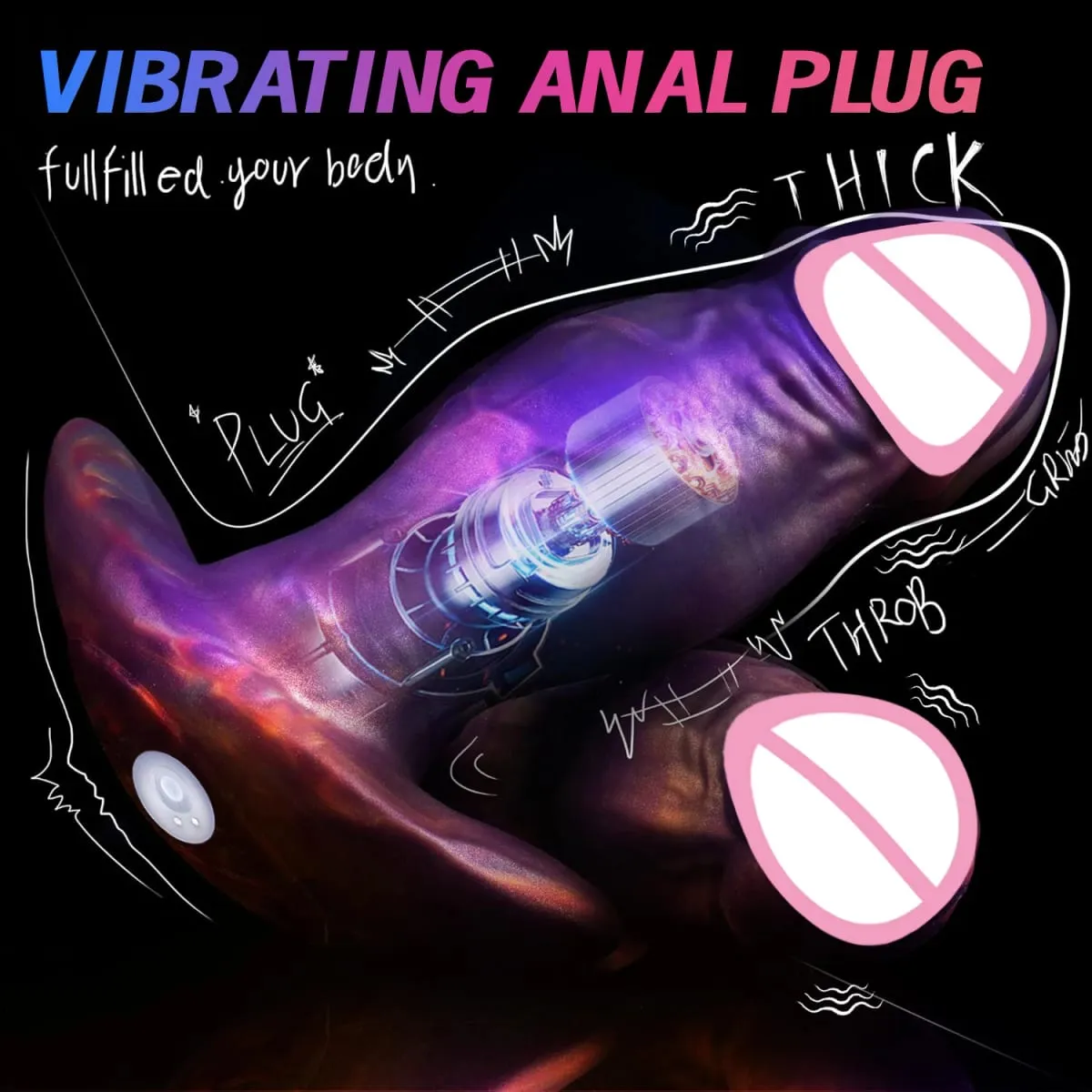 Realistic Wearable Butt Plug Silicone Dildo With Remote Control 10 Frequency Vibration Prostate Massager Anal Plug Adult Sex Toy — image 4