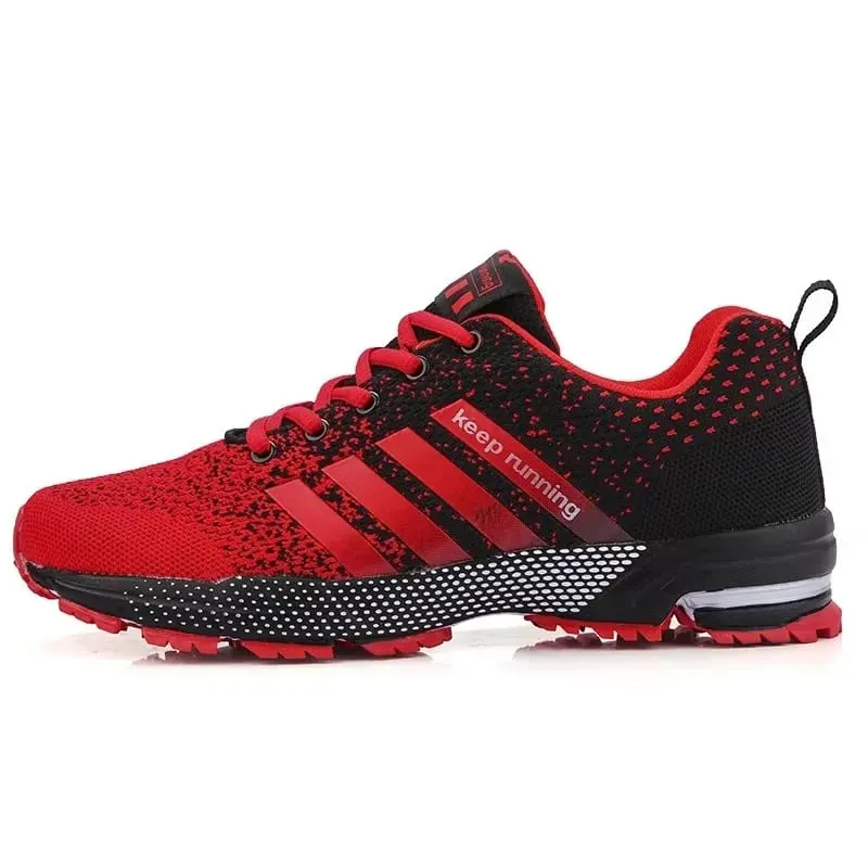 Best Seller! Men's Trendy Knitted Running Shoes Breathable Light Sneakers Anti-Slip Outdoor Casual Mens Shoes Zapatillas Hombre — image 10