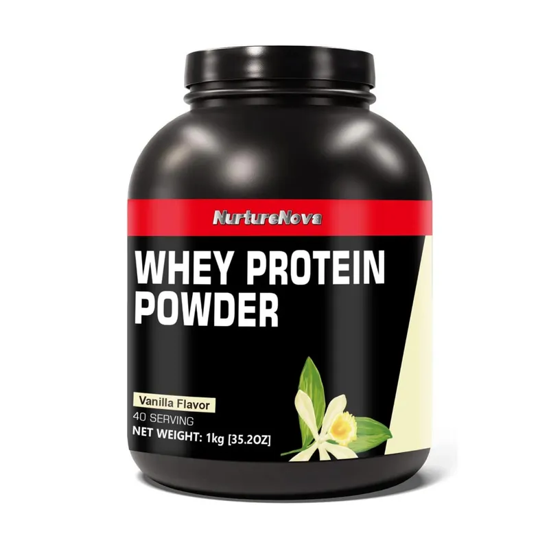 NurtureNova Whey Protein Powder 40 Porções Mistura de Bebida Proteica para Adultos Chocolate Matcha Sabor Morango Nutrição Diária — image 7