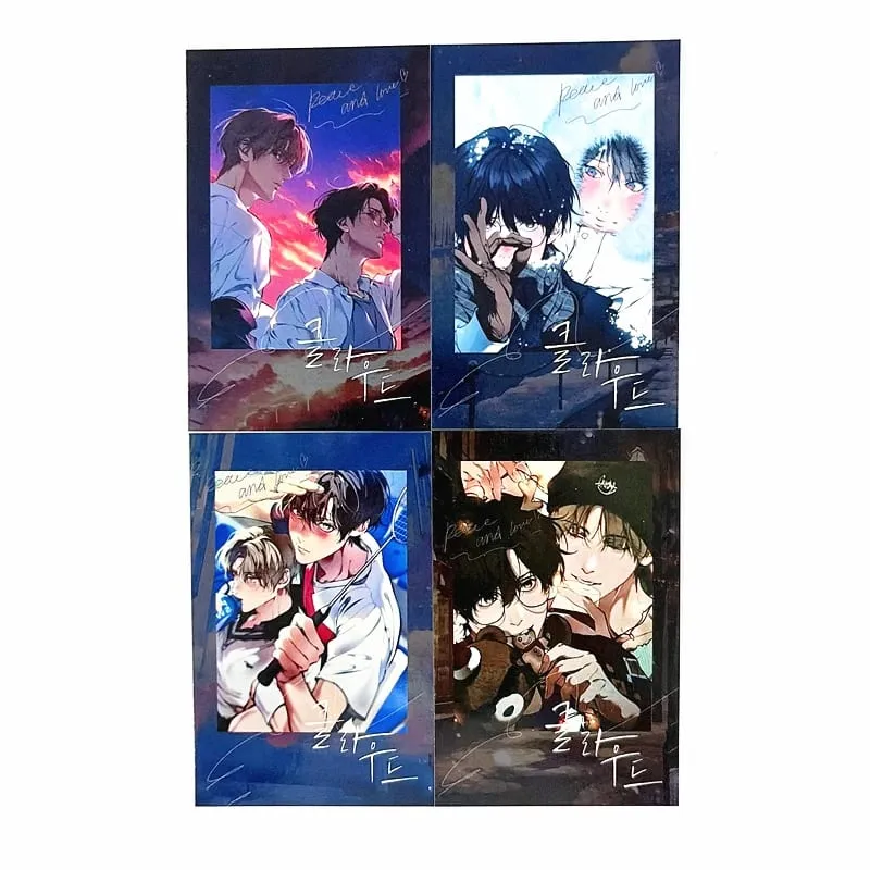 4-12Pcs เกาหลี BL Manhwa Photocards Baek Cirrus Yeon Skylar คู่ตัวอักษร HD พิมพ์ LOMO การ์ดสำหรับพัดลมคอลเลกชัน