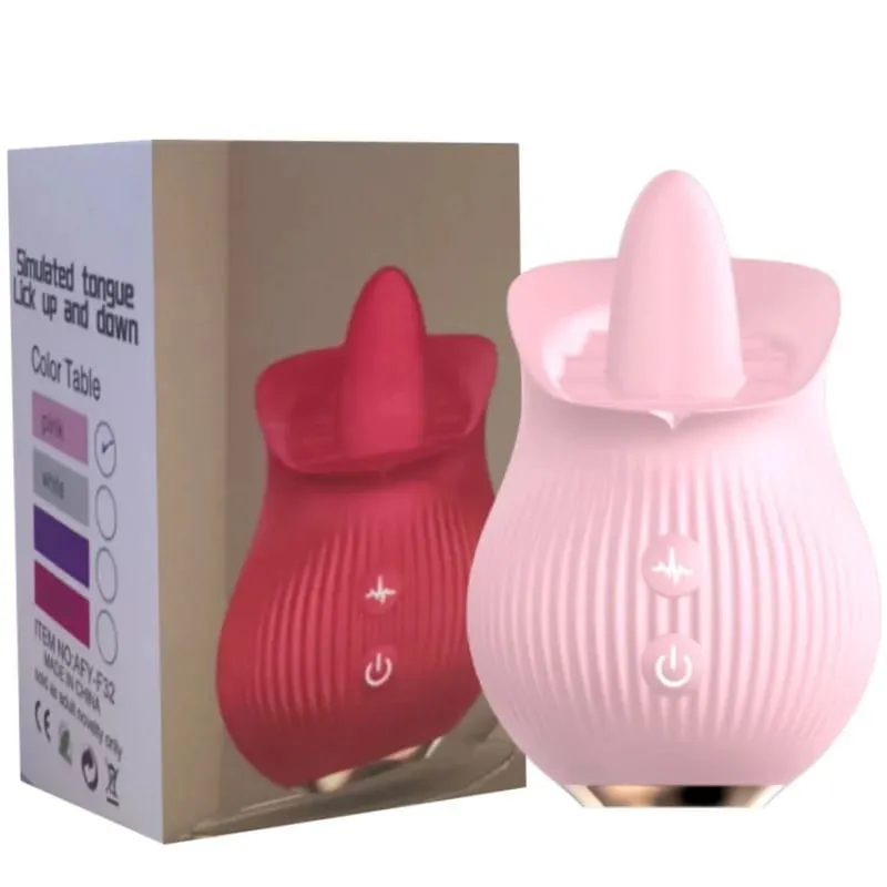Rose Shape Vagina Sucking Vibrator Intimate Good Nipple Sucker Oral Licking Clitoris Stimulation Powerful Sex Toys for Women