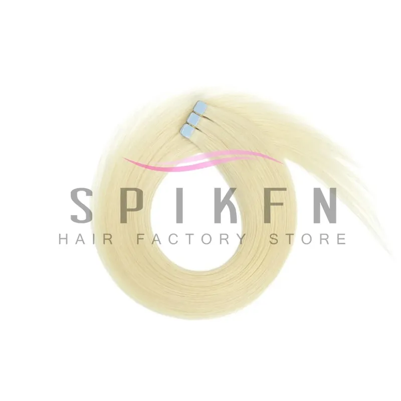 Mini Tape In Human Hair Extensions 12"-20" Machine Remy Skin Weft Adhesive Tape Hair Natural Black Tape Hair 10pcs/pack