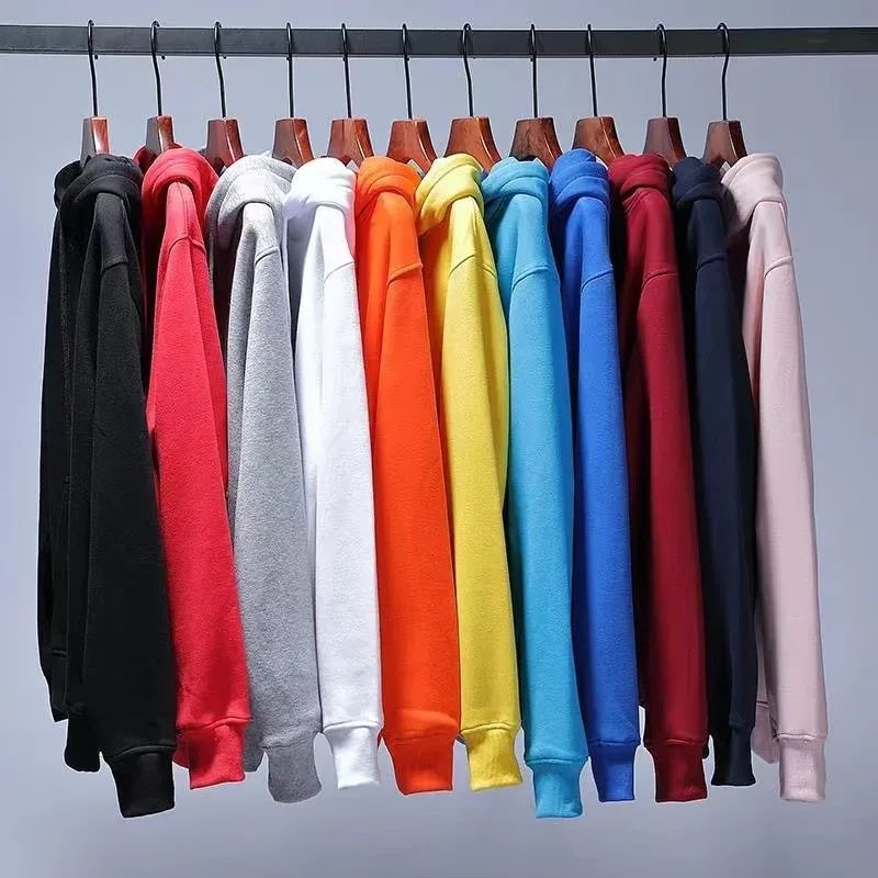 Men's Hoodies Women Pullover Spring Autumn Casual Hoodie Sweatshirts Solid Color Hoodies Oversize Black Sweatshirt For Male — image 3