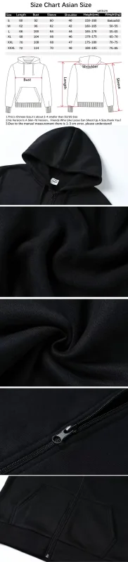 Anime Hunter X Hunter Spider Phantom Troupe Zipper Hoodies Men's Zip Up Hooded Sweatshirts Long Sleeves Pullovers Jacket Coats