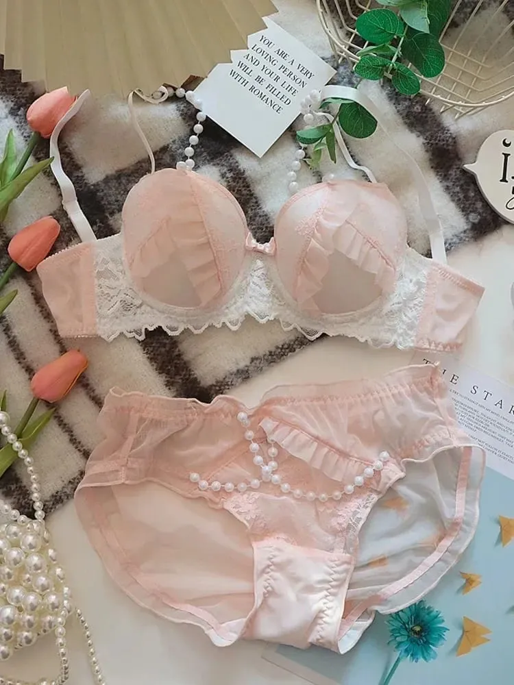 Sexy Leopard Print Lingerie Set: Seamless Satin Bra & Panty Set with Adjustable Thin Lace