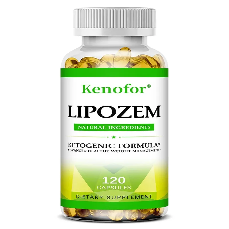 Natural Lipozem Capsules - Digestive Health Appetite Suppression Metabolism Weight Management