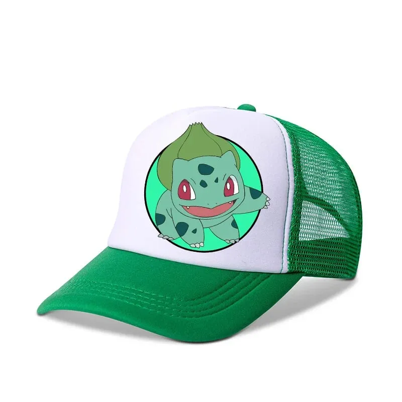 Pokemons Baseball Cap Pikachu Charizard Gengar cartoon Peaked Hat Kid Adult Summer Outdoor Sport Hat Boy Casual Fashion Cap Gift — image 24