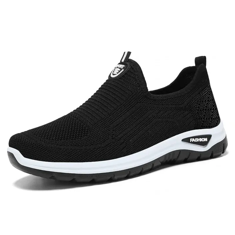 Men Casual Shoes Breathable Sneakers Mens Lightweight Walking Running Shoes Slip on Loafers for Couple Zapatillas Hombre Size 44 — image 8