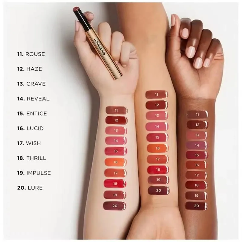 6 Warna Gincu Jam Pasir Phantom Volumising Balsem Berkilat Kayu Manis Teh Susu Coklat Lip Gloss Cermin Berkhasiat Solek Permukaan