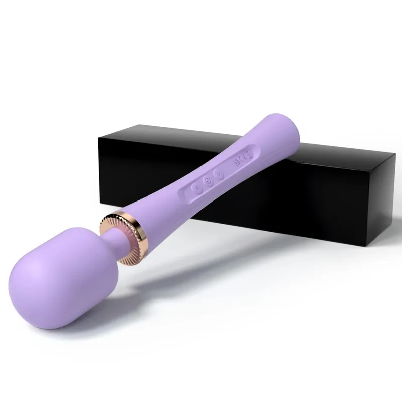 29cm Large AV Wand Vibrator Super Powerful Rechargeable Silicone Adults Sex Toy for Women Strong Vibration Personal Massager