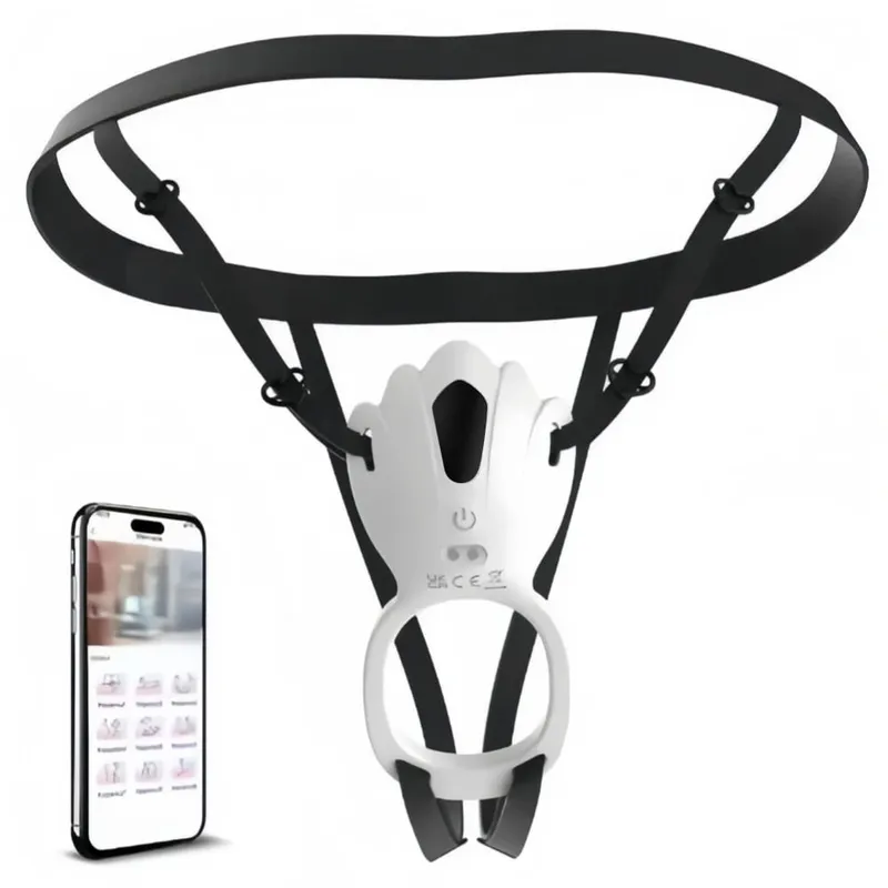4-in-1 Wearable Vibrator 10-Frequency Vibration Penis Ring Clitoris Stimulator G-Spot Anal Massager Adult Sex Toys Masturbator