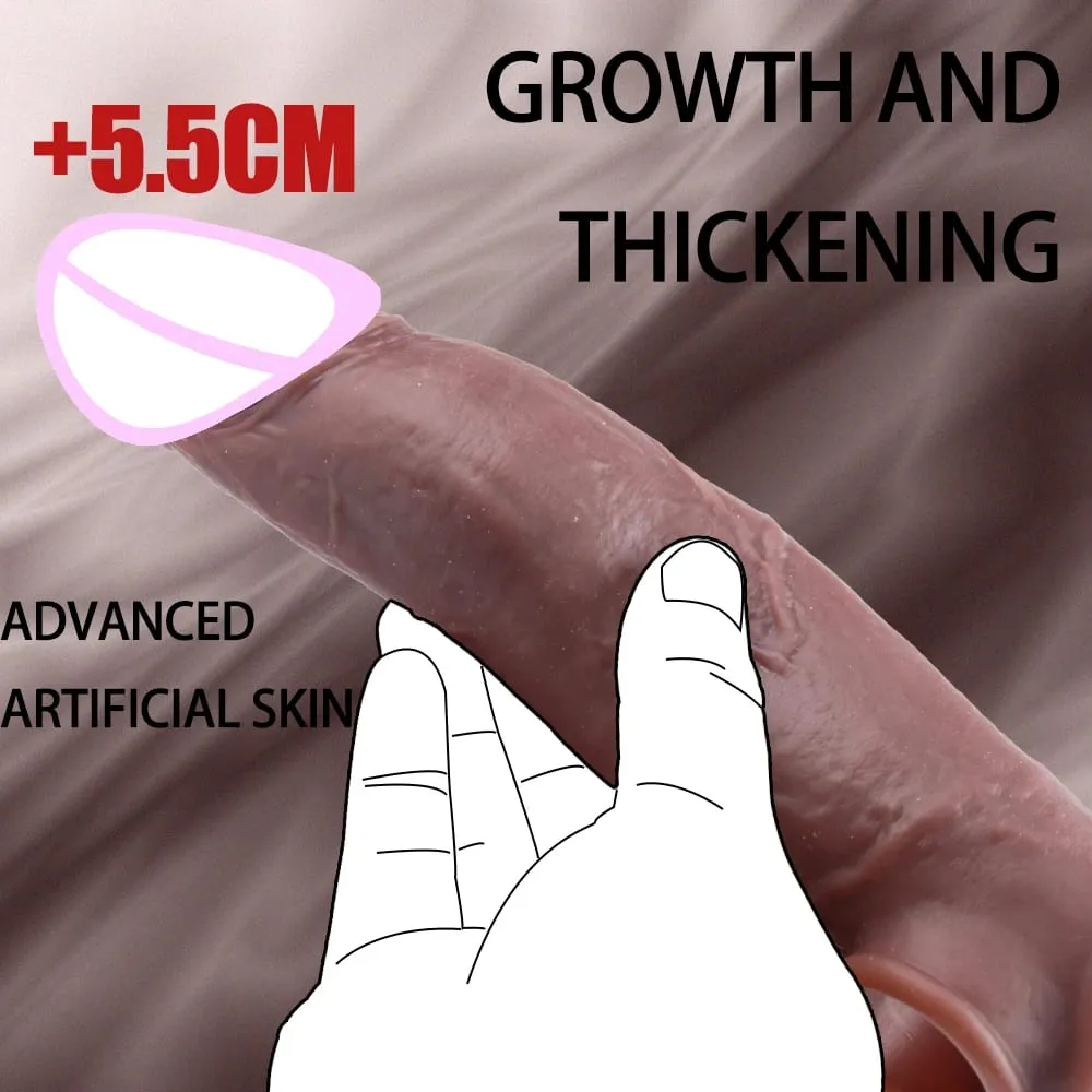 manggas para sa paninigas na Pagsasanay ng ari ng lalaki Sexy na may sapat na gulang na lalaki silikon ari ng lalaki manggas titi singsing extender male sex toy dildo titi