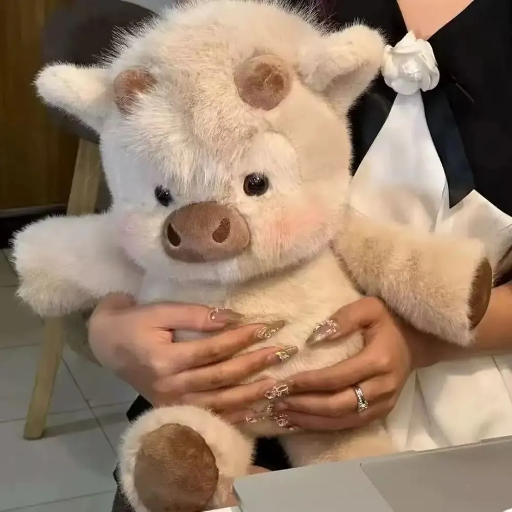Creative Gift Soft Pig Stuffed Animal Plush Pillow Emotional Support Cute Stuffed Animals Plush 17.7inch Stuffed Toys — image 4