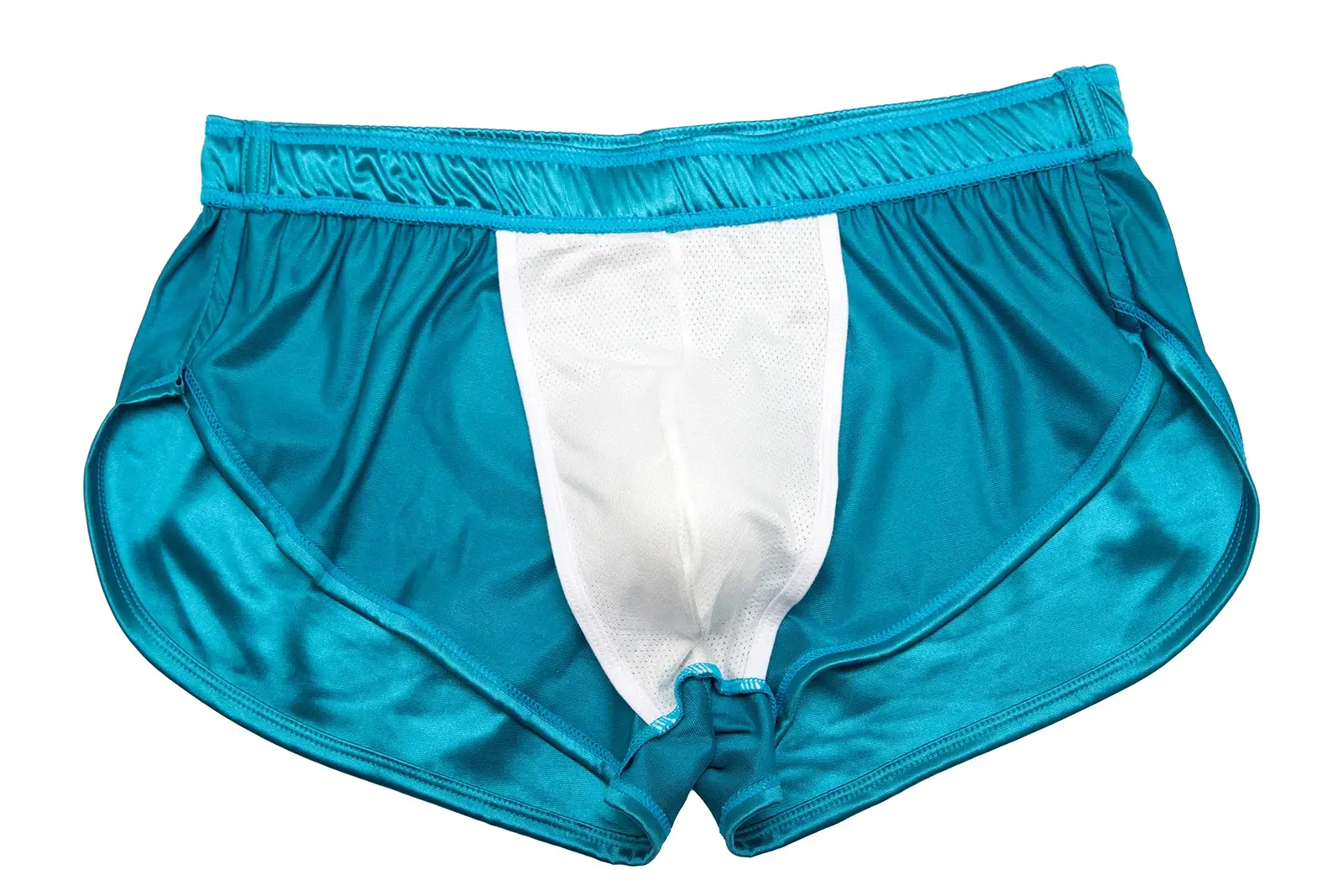 Boxers Underwear Men's Sexy Boxer Trunks Smooth Satin Pajamas Shorts Side Split Lounge Boxershorts Home Sleep Bottoms