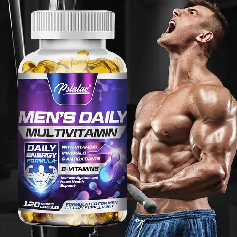 Men's Multivitamin Supplement-Daily Multivitamins and Nutrients To Support A Healthy Active Lifestyle Energy Heart Brain Health — image 1
