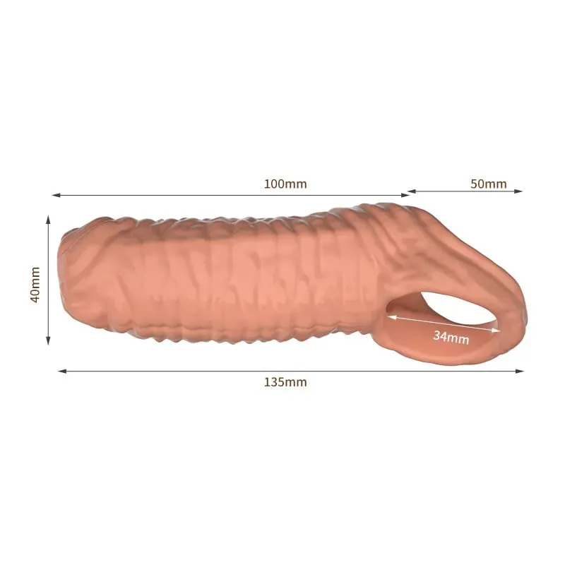 Soft TPE Cock Ring Penis Sleeves Testis Scrotum Restraints Couples Flirting Adult Games Sex Toys for Men Delay Ejaculation — image 3