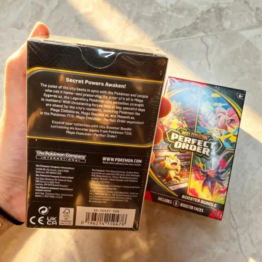 Pokemon Card Mega Evolution Chaos Rising PHANTASMAL FLAMES Scarlet Violet 151 English Booster Battle Transaction DIY Card — image 3