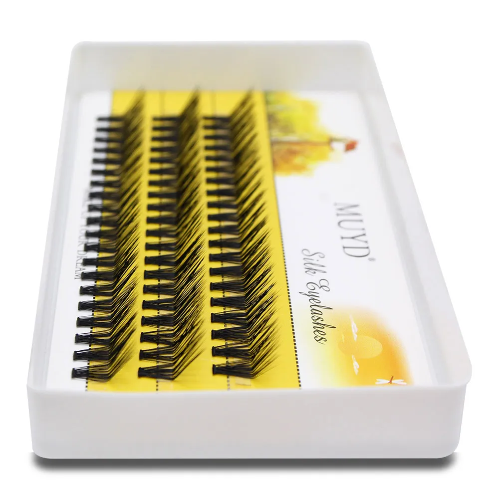Prefessional M Curl Foxy Eyes Lashes Cluster Soft Silk Individual Eyelashes Extension Makeup False Eyelash L Curl Fox Eye — image 3
