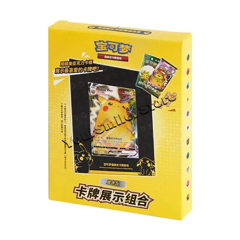 Kad Dagangan Pokemon Asal Kotak PTCG Tulen Versi Cina Kad Paparan Dek Hadiah Hari Lahir Kanak-kanak