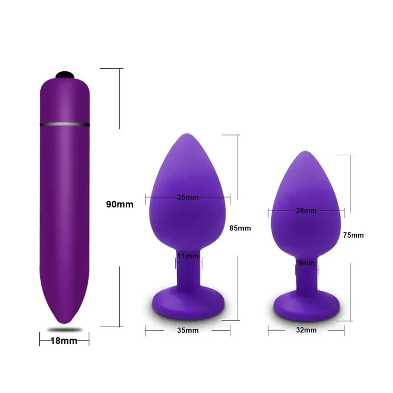 Soft Silicone Anal Butt Plug Unisex Sex Toys Men Prostate Massager Adult Gay Ass Stuffed Anal Trainer Massager for Couples — image 30