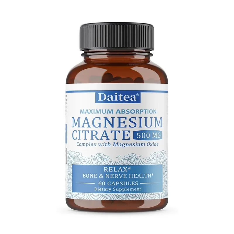 Magnesium Citrate Complex 500 MG para sa Calm Relaxation at Digestion Health Support - High Absorption Magnesium Supplement — image 8
