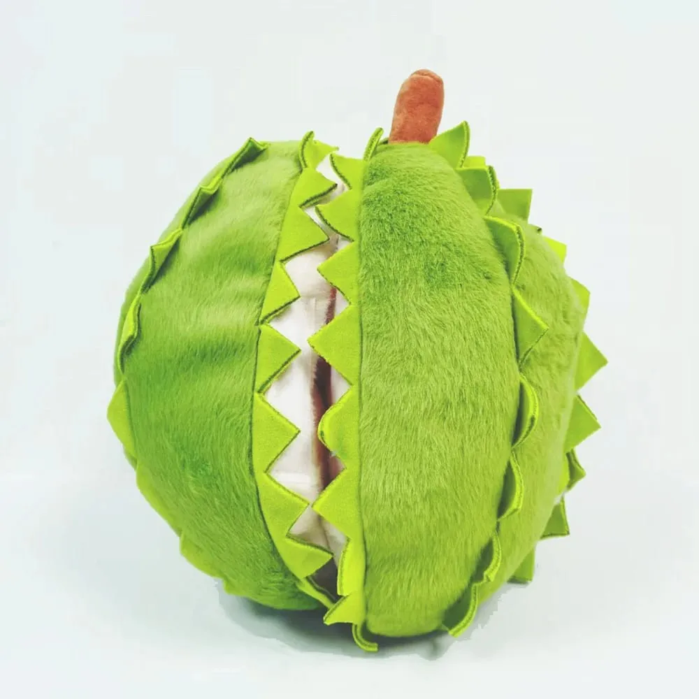 30cm Whole Durian Plush Toy Pillow Stuffed Doll Soft Cuddly Durian Shaped Cushion for Home Decor And Gifting
